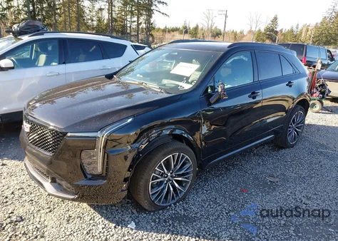 2024 Cadillac Xt4 Awd Sport из США, поврежденный, VIN 1GYFZFR44RF198384